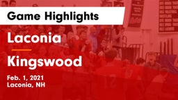 Laconia  vs Kingswood Game Highlights - Feb. 1, 2021
