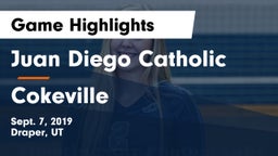 Juan Diego Catholic  vs Cokeville  Game Highlights - Sept. 7, 2019