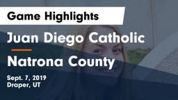 Juan Diego Catholic  vs Natrona County  Game Highlights - Sept. 7, 2019