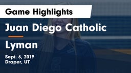 Juan Diego Catholic  vs Lyman  Game Highlights - Sept. 6, 2019