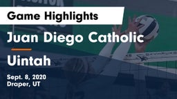 Juan Diego Catholic  vs Uintah Game Highlights - Sept. 8, 2020