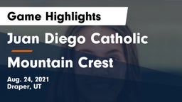 Juan Diego Catholic  vs Mountain Crest  Game Highlights - Aug. 24, 2021