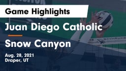 Juan Diego Catholic  vs Snow Canyon  Game Highlights - Aug. 28, 2021