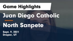 Juan Diego Catholic  vs North Sanpete Game Highlights - Sept. 9, 2021