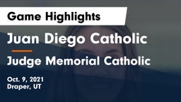 Juan Diego Catholic  vs Judge Memorial Catholic  Game Highlights - Oct. 9, 2021