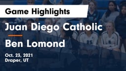 Juan Diego Catholic  vs Ben Lomond  Game Highlights - Oct. 23, 2021