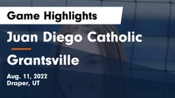Juan Diego Catholic  vs Grantsville  Game Highlights - Aug. 11, 2022
