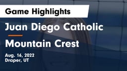 Juan Diego Catholic  vs Mountain Crest  Game Highlights - Aug. 16, 2022