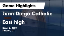 Juan Diego Catholic  vs East high Game Highlights - Sept. 2, 2022