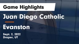 Juan Diego Catholic  vs Evanston  Game Highlights - Sept. 2, 2022