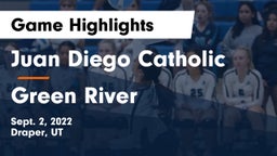 Juan Diego Catholic  vs Green River  Game Highlights - Sept. 2, 2022