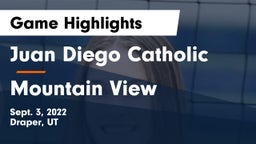 Juan Diego Catholic  vs Mountain View  Game Highlights - Sept. 3, 2022