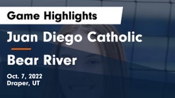 Juan Diego Catholic  vs Bear River  Game Highlights - Oct. 7, 2022