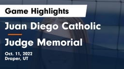Juan Diego Catholic  vs Judge Memorial Game Highlights - Oct. 11, 2022