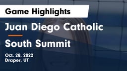 Juan Diego Catholic  vs South Summit  Game Highlights - Oct. 28, 2022