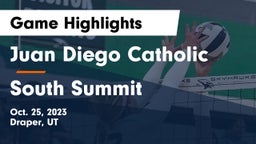 Juan Diego Catholic  vs South Summit  Game Highlights - Oct. 25, 2023