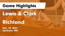 Lewis & Clark  vs Richland  Game Highlights - Feb. 10, 2023