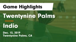 Twentynine Palms  vs Indio Game Highlights - Dec. 13, 2019
