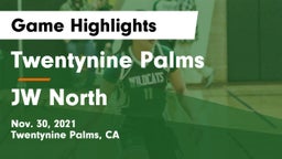 Twentynine Palms  vs JW North Game Highlights - Nov. 30, 2021