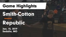 Smith-Cotton  vs Republic  Game Highlights - Jan. 15, 2019