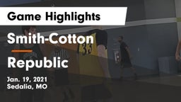 Smith-Cotton  vs Republic  Game Highlights - Jan. 19, 2021