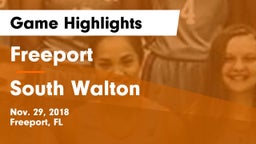 Freeport  vs South Walton  Game Highlights - Nov. 29, 2018
