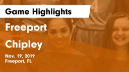 Freeport  vs Chipley  Game Highlights - Nov. 19, 2019