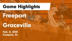 Freeport  vs Graceville  Game Highlights - Feb. 8, 2020