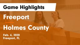 Freeport  vs Holmes County  Game Highlights - Feb. 6, 2020