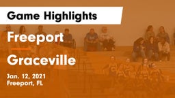 Freeport  vs Graceville Game Highlights - Jan. 12, 2021