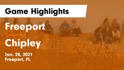 Freeport  vs Chipley  Game Highlights - Jan. 28, 2021
