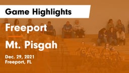 Freeport  vs Mt. Pisgah Game Highlights - Dec. 29, 2021