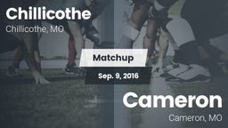 Matchup: Chillicothe High vs. Cameron  2016
