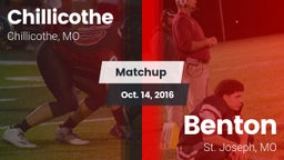 Matchup: Chillicothe High vs. Benton  2016