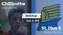 Matchup: Chillicothe High vs. St. Pius X  2018