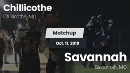 Matchup: Chillicothe High vs. Savannah  2019