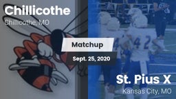 Matchup: Chillicothe High vs. St. Pius X  2020