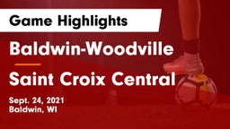 Baldwin-Woodville  vs Saint Croix Central Game Highlights - Sept. 24, 2021