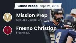 Recap: Mission Prep vs. Fresno Christian 2018