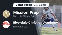 Recap: Mission Prep vs. Riverdale Christian Academy 2018