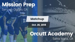 Matchup: Mission Prep High vs. Orcutt Academy 2018