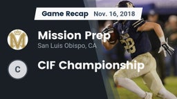 Recap: Mission Prep vs. CIF Championship 2018