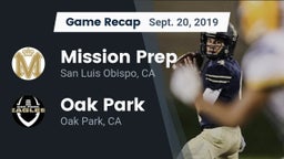 Recap: Mission Prep vs. Oak Park  2019