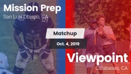 Matchup: Mission Prep High vs. Viewpoint  2019