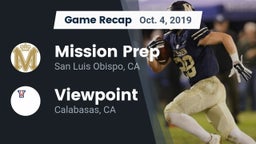 Recap: Mission Prep vs. Viewpoint  2019