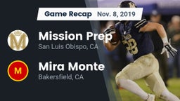 Recap: Mission Prep vs. Mira Monte  2019
