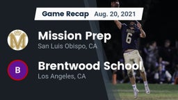 Recap: Mission Prep vs. Brentwood School 2021