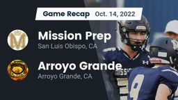 Recap: Mission Prep vs. Arroyo Grande  2022