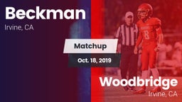 Matchup: Beckman  vs. Woodbridge  2019