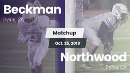 Matchup: Beckman  vs. Northwood  2019